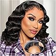 BOB Wig Human Hair 5X5 HD Lace Closure Wig 200% Density Body Wave Wig Wear And Go Glueless Human Hair Wigs For Black Women Pre Plucked 5 5 Closure Glueless BOB Wigs 14 Inch