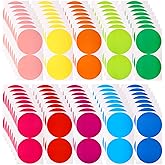 Maitys 120 Pieces 5 Inch Large Round Stickers Labels Classroom Floor Stickers Dots Circles Moving Labels for Boxes, Color Coding Dots for Home Organization Projects, Bins, Packing