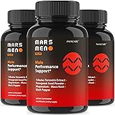 (3 Pack) Mars Men Plus – Advanced MarsMen Plus Supplement Support Formula Capsules, MarsMenPlus for Men Natural Premium Multivitamin Daily General Health Wellness, 180 Capsules for 3 Months