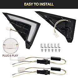 SAUTVS LED Turn Signal Fang Lights for Yamaha