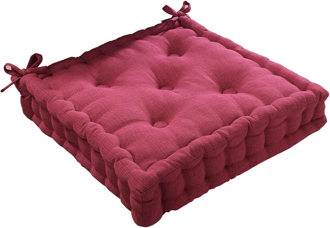 4" High Armchair Bolster Booster Easy Rise Cushion Wine One Size