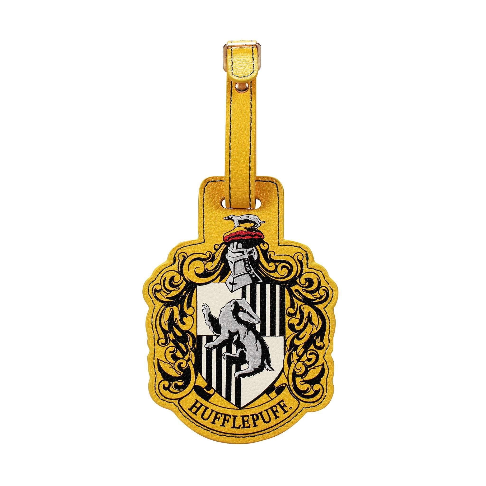Half Moon Bay Harry Potter Luggage Tag | Luggage Tags for Suitcases & Luggage Labels for Suitcases | Harry Potter Gifts & Book Lover Gifts | Travel Accessories & Holiday Essentials | Hufflepuff