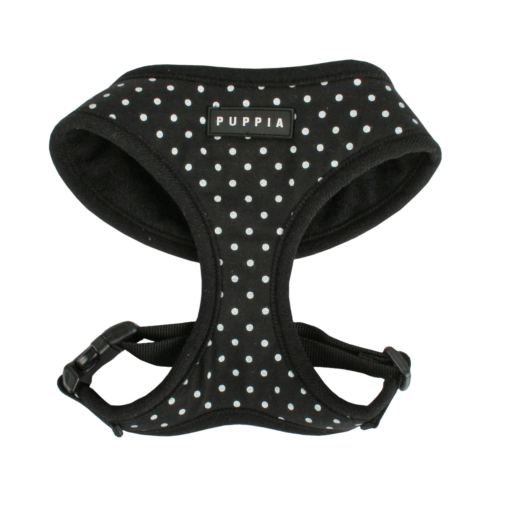 Puppia Dotty Harness, Medium, Black — image 1