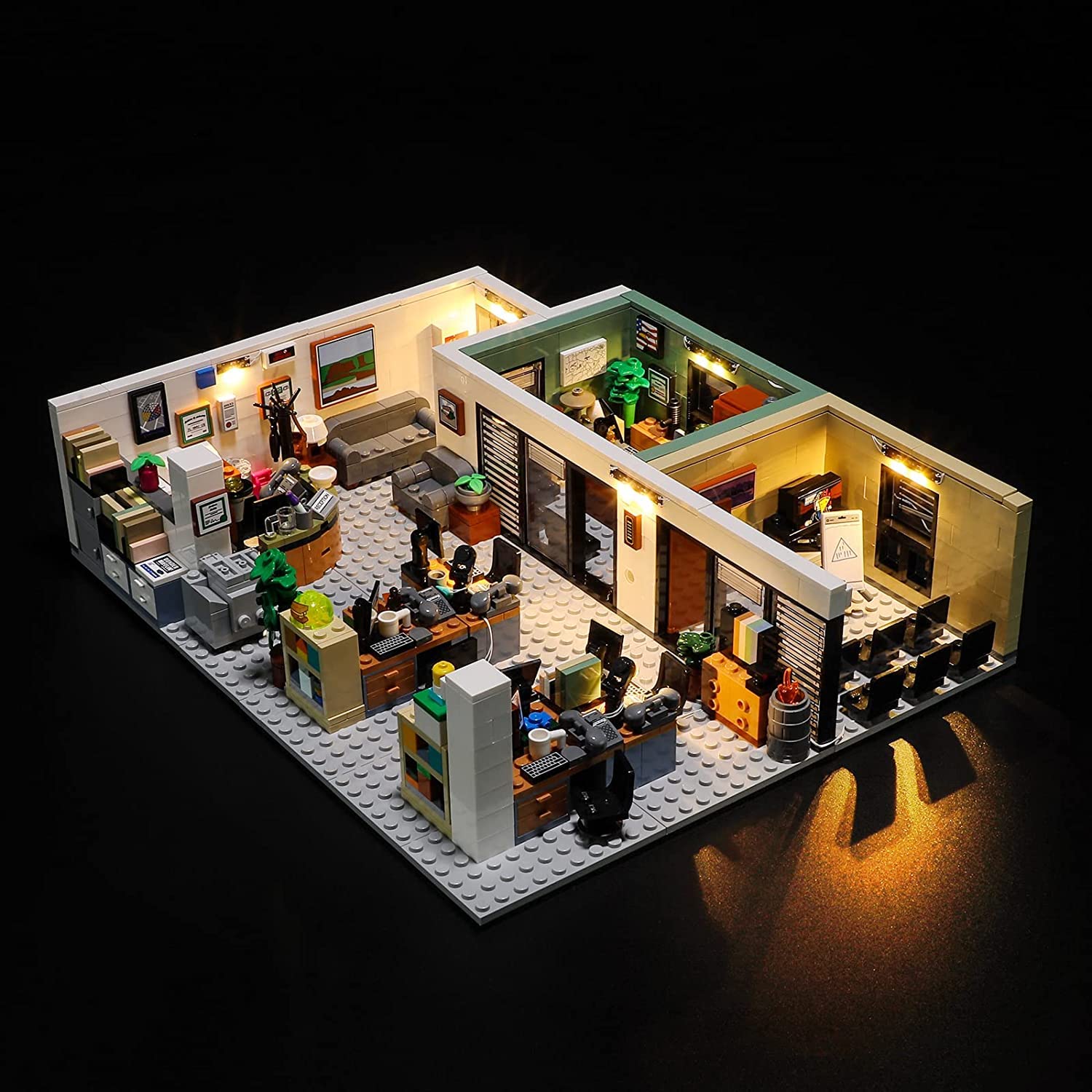 GEAMENT LED Light Kit Compatible with LEGO The Office Ideas 21336 (Building Set Not Included)