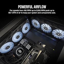 CORSAIR ML120 LED Elite, 120mm Magnetic Levitation