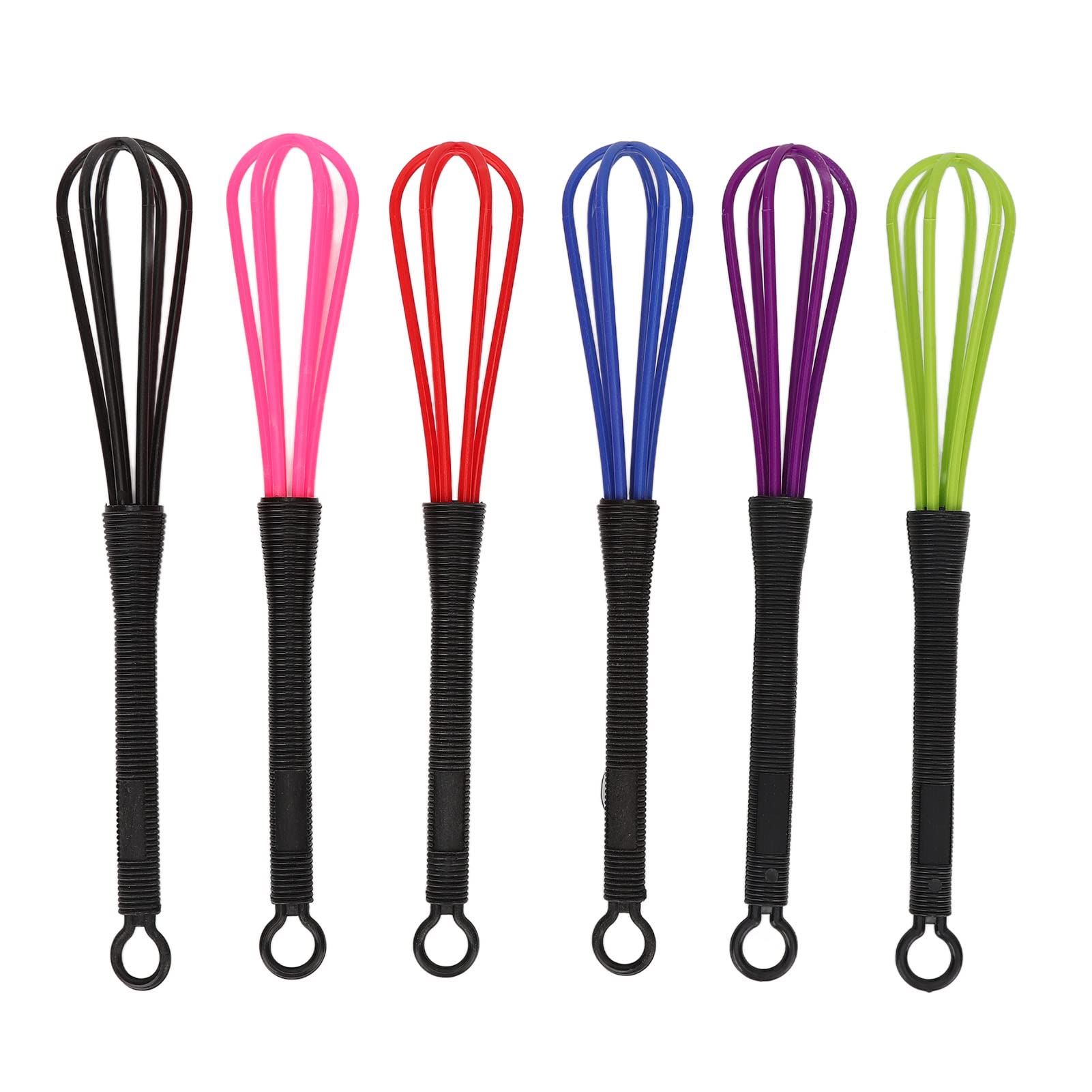 Hair Coloring Mixer, Hair Color Cream Whisk, Hairdressing Hair Color Dye Mixing Tools, Plastic Balloon Stirrer Tool for Salon Kitchen 6pcs
