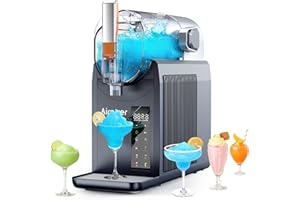 AIRPHER Slushie Machine,Slushy Machine for Home,Frozen Drink Maker for Home,6 One-Touch Programs, Self-Cleaning,No Ice Needed,Makes Milkshakes,Margaritas, Smoothies,Frozen Cocktails,and More
