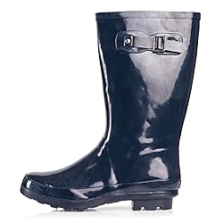 NORTY Waterproof Rain Boots for Women Size 7, Mid