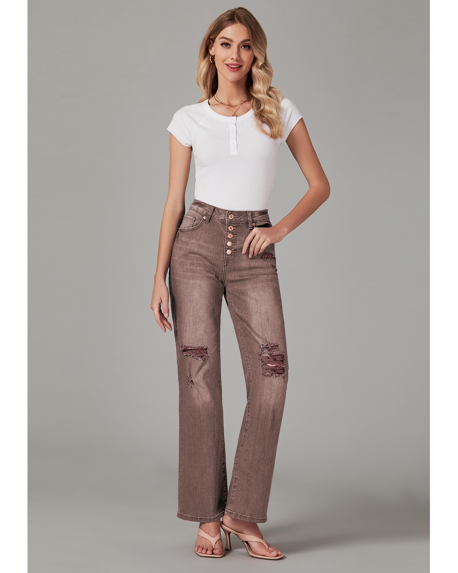High Waist Flare Jeans