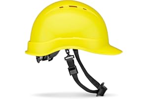 ACERPAL Cap Style Vented Solid Color OSHA Hard Hat with 6-Point Suspension