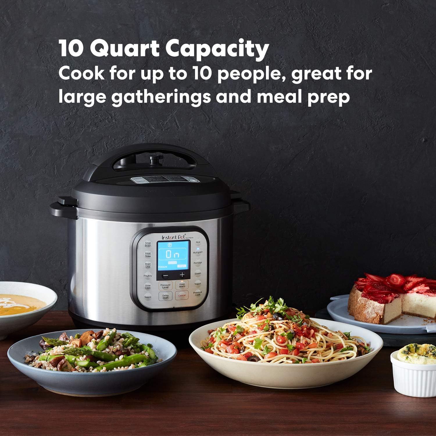 Instant Pot Duo Nova Pressure Cooker 7 in 1, 10 Qt: Kitchen & Dining