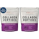 Live Conscious Collagen Peptides Powder - Hair, Skin, Nail, and Joint Support - Type I & III Collagen - Naturally-Sourced Hydrolyzed Protein - 16oz (2-Pack)