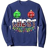 Chest Nuts Christmas TShirt Matching Couple Chestnuts Sweatshirt