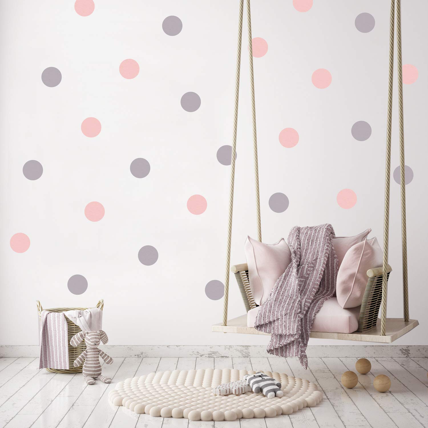 Spot Wall Stickers | Lots of Colours Options Available | Perfect for a Baby's Nursery or Child's Bedroom