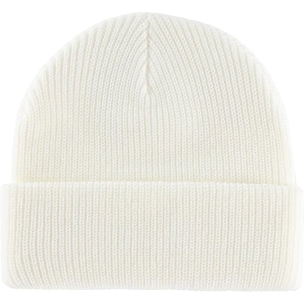 White & Warren Women's Cashmere Plush Rib Beanie, Soft White, One
