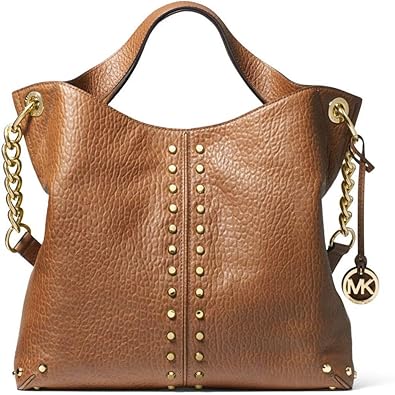 michael michael kors astor pebbled leather shoulder bag