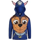 Paw Patrol Nickelodeon Marshall, Rubble or Chase Boys Zip Up Hoodie for Toddler and Little Kids