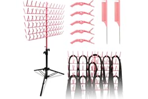 CamRebel Braiding Hair Rack with 144 Pegs and Tools, Height Adjustable Braiding Rack, Braiding Stand with Hair Braiding Tools, Easy to Carry Braid Rack for Hair Salon Home Traveling