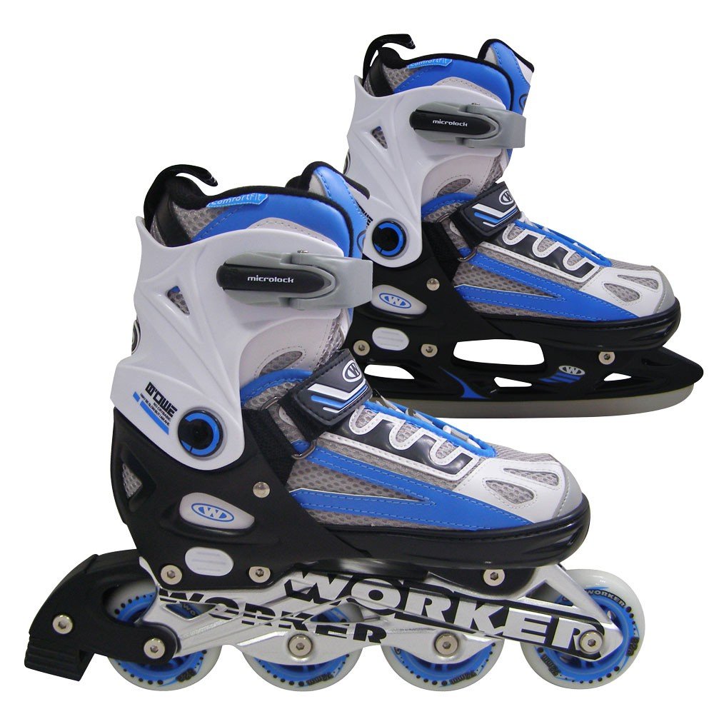 Worker Nolan Bota de patines línea y de hielo  talla ajustable