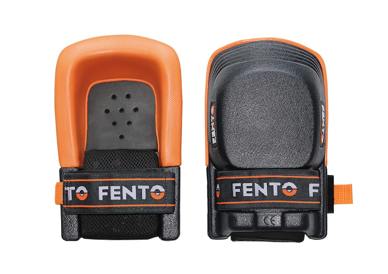 FENTO Original - Professional Knee Pads for Work, Construction, Flooring and Landscaping - Ergonomic Knee Protection with Adjustable Straps - 1 Pair - Lightweight 250 g