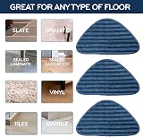 H2O Brand H2O HD Cloth Pack Set of 3 Microfiber Scrubbing Cloths for Steam view 3