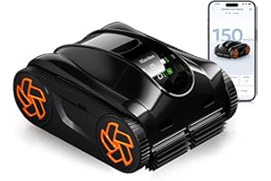 (2025 Upgrade) iGarden Pool Cleaner K25, Cordless Pool Vacuum Robot for Inground & Above Ground Pools, Smart Navigation, 150 Min Runtime, Touchscreen, Self-Parking, Cleans Floor, Wall & Waterline