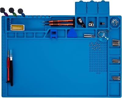 HPFIX Premium Heat Resistant Silicone Soldering Mat 17.3x11.8 Large Magnetic