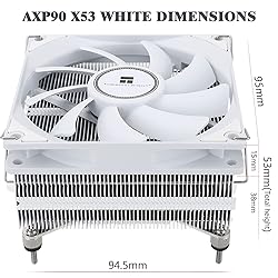 Thermalrlght AXP90-X53 White Low Profile CPU Air