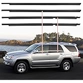 Car Window Moulding Trim Sweep Felt Seal Kit Compatible with Toyota 4Runner | 4 PCS,4Runner 2003 2004 2005 2006 2007 2008 2009 Replaces 68161-35060, 68162-35060,68163-35030,68164-35030