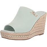 KARL LAGERFELD womens Corissa Slip on Espadrille Wedge Sandal