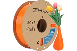 3DHoJor PLA Pro (PLA+) Filament 1.75mm, 3D Printer Filament, Cardboard Spool, Dimensional Accuracy +/- 0.03 mm Orange, 1kg