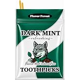 Dark Mint Chocolate Flavored Toothpicks (Flat Shape) 100ct