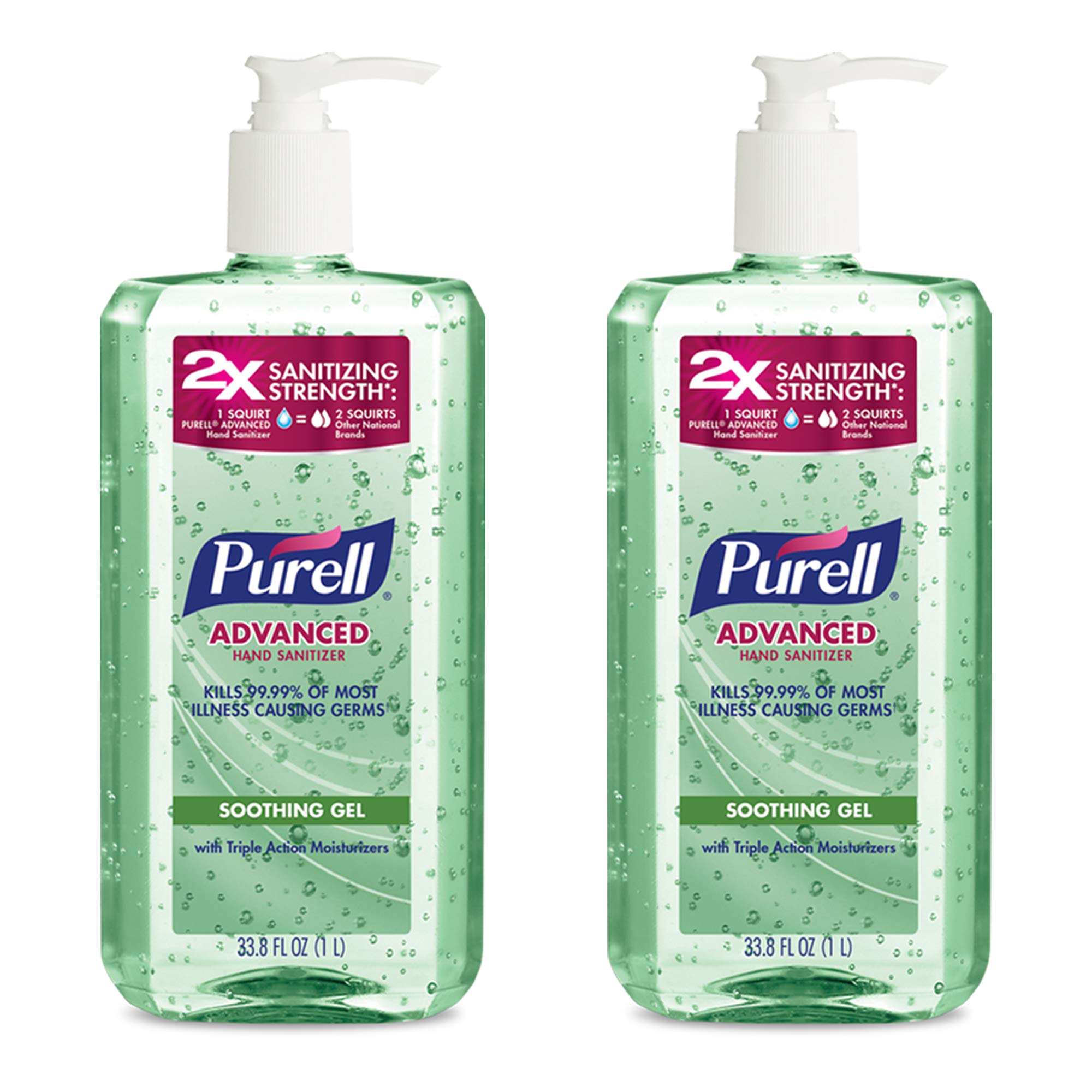 Purell 308102ECIN PURELL Advanced Hand Sanitizer Soothing Gel