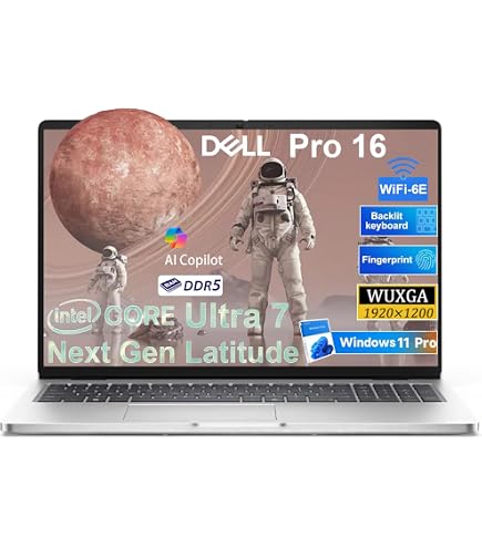 Amazon.com: Dell Pro 16 PC16250 (Replaces Latitude 3550) 16” WUXGA