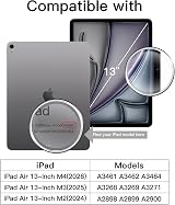 JETech Screen Protector for iPad Air 13 inch M4/M3/M2 2024 2025 2026 2-Pack view 2