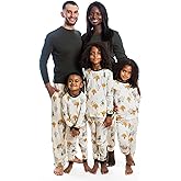 Burt's Bees Baby Family Matching Holiday Pajamas - Organic Cotton PJs for Infants, Toddlers, Kids, Men, and Women