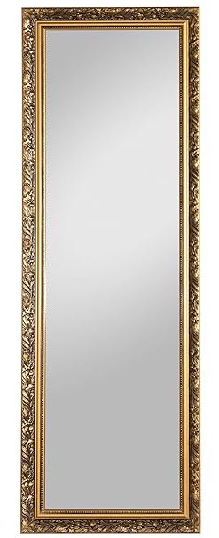 Spiegelprofi H0025015 Holzrahmenspiegel Pius, 50 x 150 cm, Gold