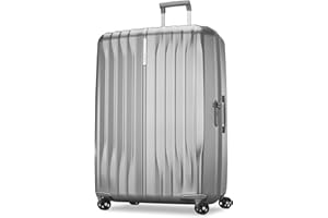 Samsonite UpLIFT X-Large Checked Hardside Luggage with Spinner Wheels - Airline-Approved, TSA Lock, Adjustable Handle System - Polycarbonate Hard Suitcase for Ultra Lightweight Travel - Silver Shimmer