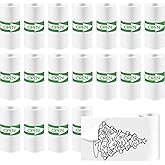 MIARALA 18 Rolls Mini Thermal Printer Sticker Paper, 57x25mm, High-Contrast Sticker Paper for Mini Pocket Printer, BPA-Free