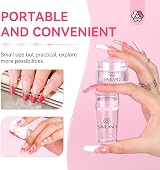 Saviland 4PC Jelly Nail Stamper Kit Clear Silicone Stamper French Manicure DIY view 7