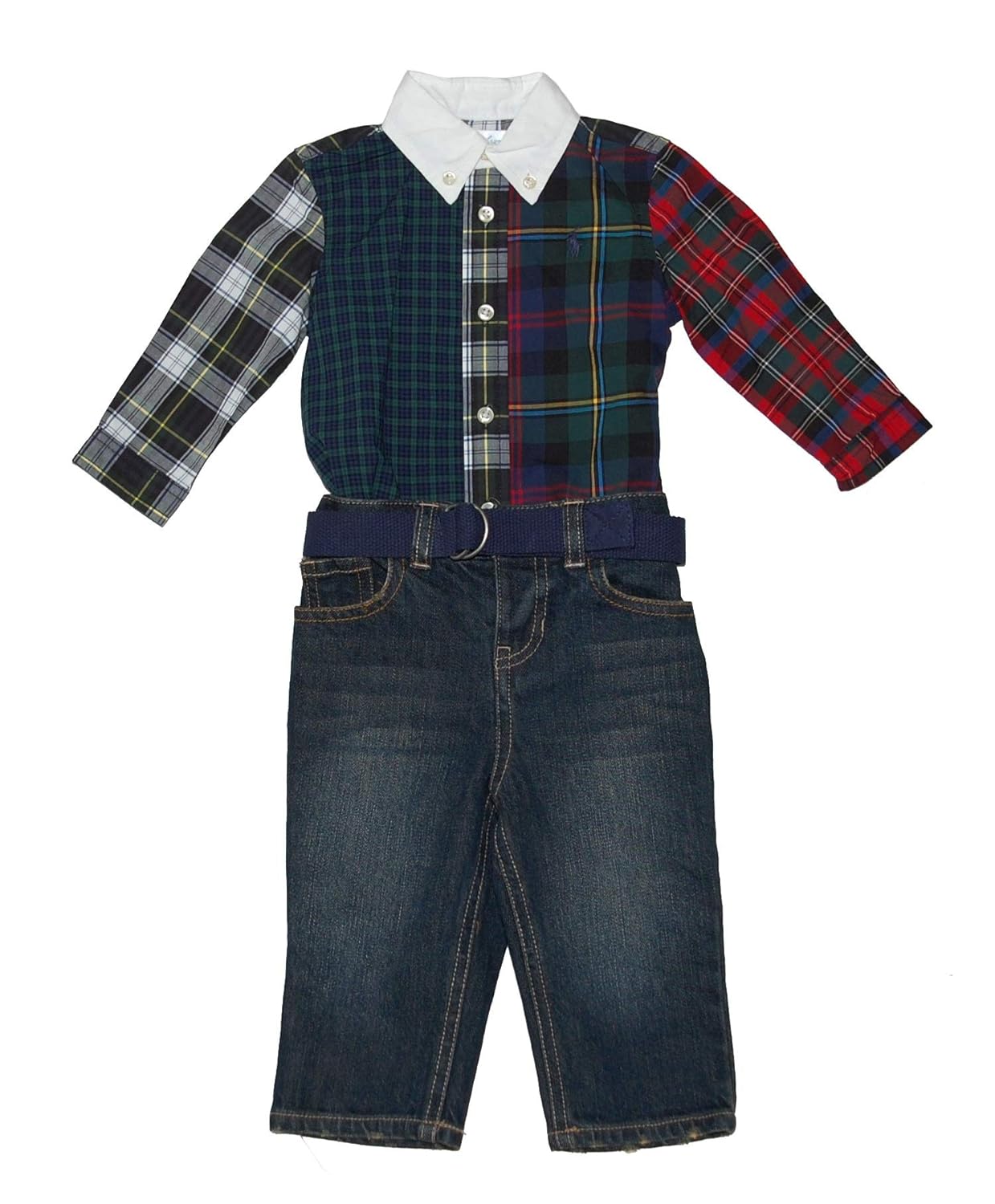 ralph lauren tartan jeans