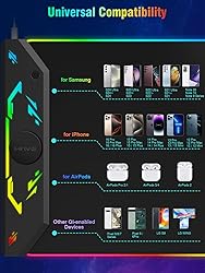 Gaming Mouse Pad RGB, 35"x15.8" Large Keyboard Desk