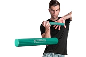 TheraBand FlexBar, Tennis Elbow Therapy Bar, Relieve Tendonitis Pain & Improve Grip Strength, Resistance Bar for Golfers Elbo