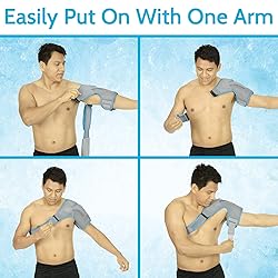 Arctic Flex Shoulder Ice Pack Brace - Cold Reusable