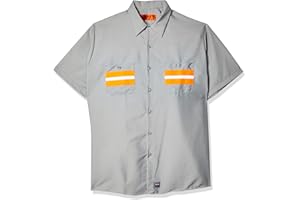 Red Kap Men's Performance Tech 2 Piece Lined Collar Shirt