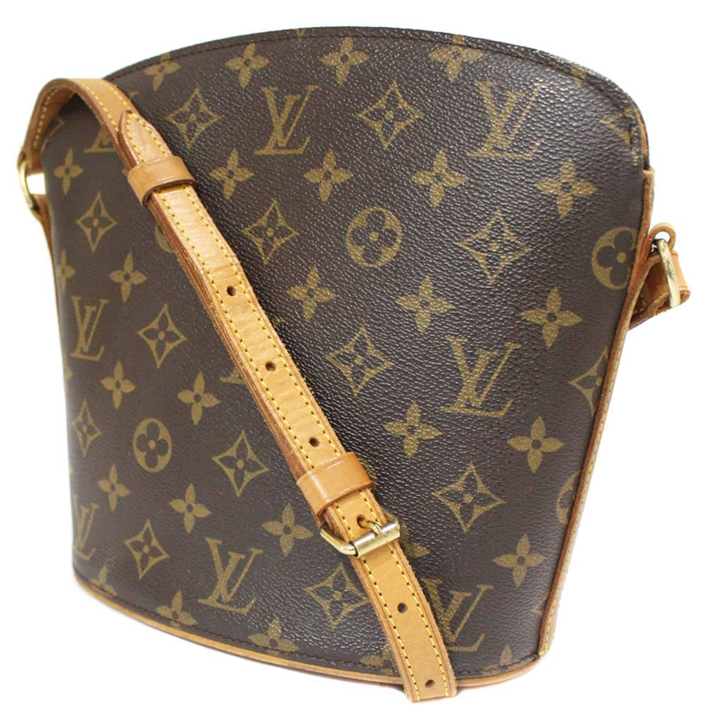 ルイ ヴィトン LOUIS VUITTON モノグラム ドルーオ M51290 ショルダーバッグ ブラウン レディース モノグラムキャンバス [中古] B07RWWRBH9 