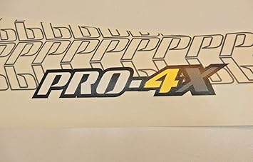 nissan titan pro 4x decals