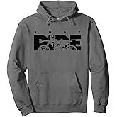 BASBO Unisex Big Kid & Adult Motocross Pullover Hoodie - Grey, Small