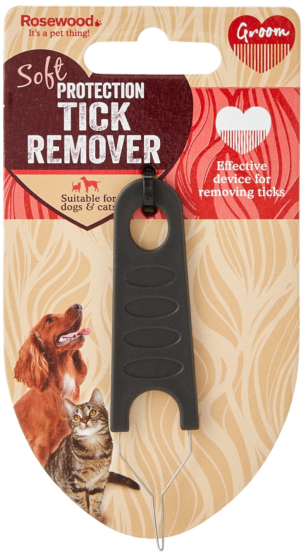 Rosewood Soft Protection Tick Remover for Dogs & Cats