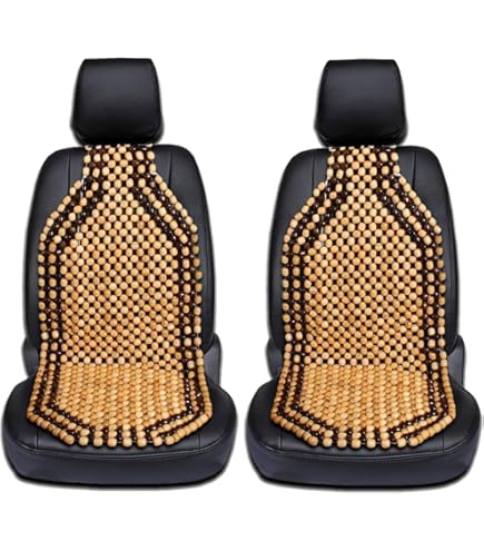 2 Wooden Beaded Car Seat Cover/massager New-never Used - View #11